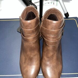 Elegant Brown Ankle Booties